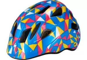 Image of Specialized Mio MIPS Toddler Cycling Helmet in Pro Blue and Golden Yellow Geo