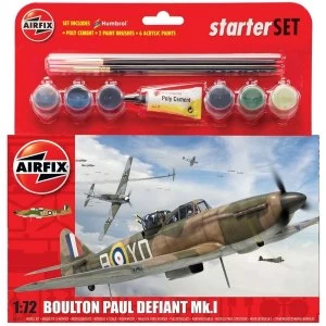 Image of Boulton Paul Defiant Mk.I Medium Starter Set Airfix 1:72 Model Kit