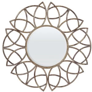 image of Gallery Beckfield Circular Mirror - Bronze