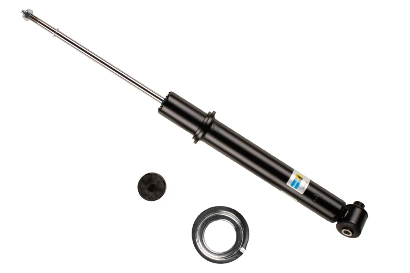 Image of BILSTEIN 19-019642 Shock absorber Rear Axle, Gas Pressure, Twin-Tube, Spring-bearing Damper, Top pin Shock Absorber (854)