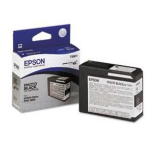 Image of Epson T5801 Photo Black Ink Cartridge