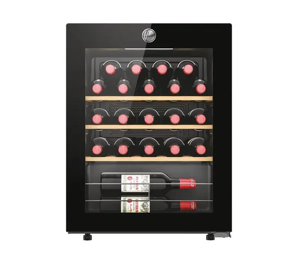 image of HOOVER HOWC023K Wine Cooler - Black 8059019083094