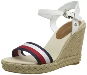 image of Tommy Hilfiger Strap Sandals metallic Shimmery Ribbon High W... 6