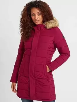 image of TOG24 Firbeck Polyfill Jacket, Light Red, Size 10, Women