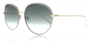 image of Jimmy Choo Ello/S Sunglasses Gold NOQ 56mm