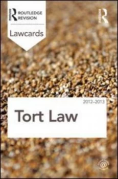 Image of Tort Law by Routledge Paperback