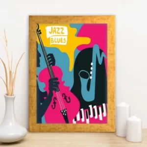Image of AC10432606421 Multicolor Decorative Framed MDF Painting