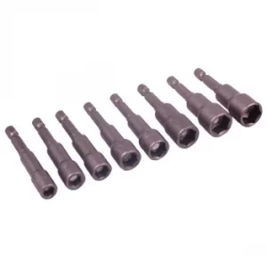 Image of BlueSpot Tools 14107 Magnetic 1/4in Nut Driver Set, 8 Piece