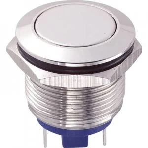 Image of TRU COMPONENTS GQ19F 10JN Tamper proof pushbutton 48 Vdc 2 A 1 x OffOn IP65 momentary