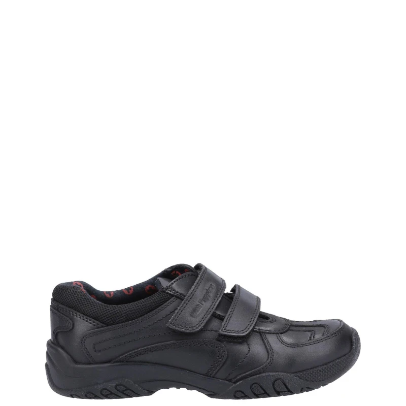 Image of Hush Puppies 'Jezza 2 Junior' Boys BTS Black