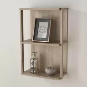 Image of Arran 3 shelf small wall unit - light grey