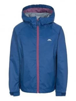Image of Trespass Girls Impressed Jacket - Navy, Size 7-8 Years, Women