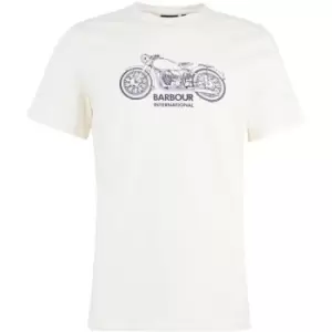Image of Barbour International Gear T-Shirt - White