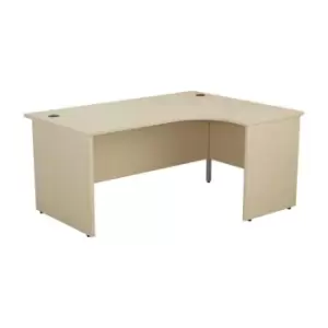 image of 1600 X 1200 Panel Right Hand Radial Desk Maple