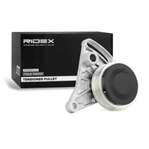 Image of RIDEX Tensioner Pulley 310T0002 Tensioner Pulley, v-ribbed belt VW,AUDI,SKODA,PASSAT Variant (3B6),PASSAT Variant (3B5),PASSAT (3B3)