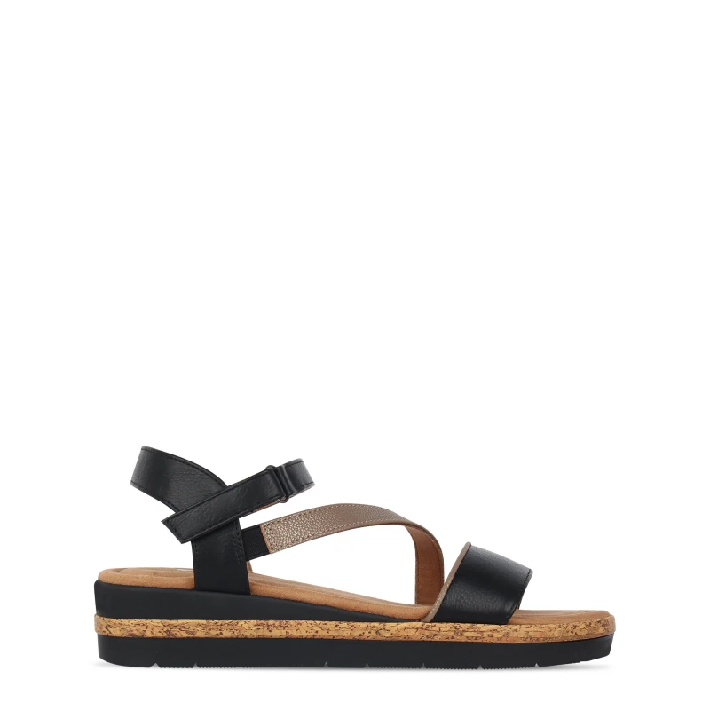 Image of Slazenger Sandals Womens Black/Gold female 4 (37)