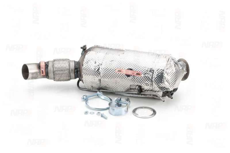Image of NAP carparts CAD10791 Particulate Filter with fastening/mounting material Silicon carbide Soot-/ Particle Filter,exhaust system (1256)