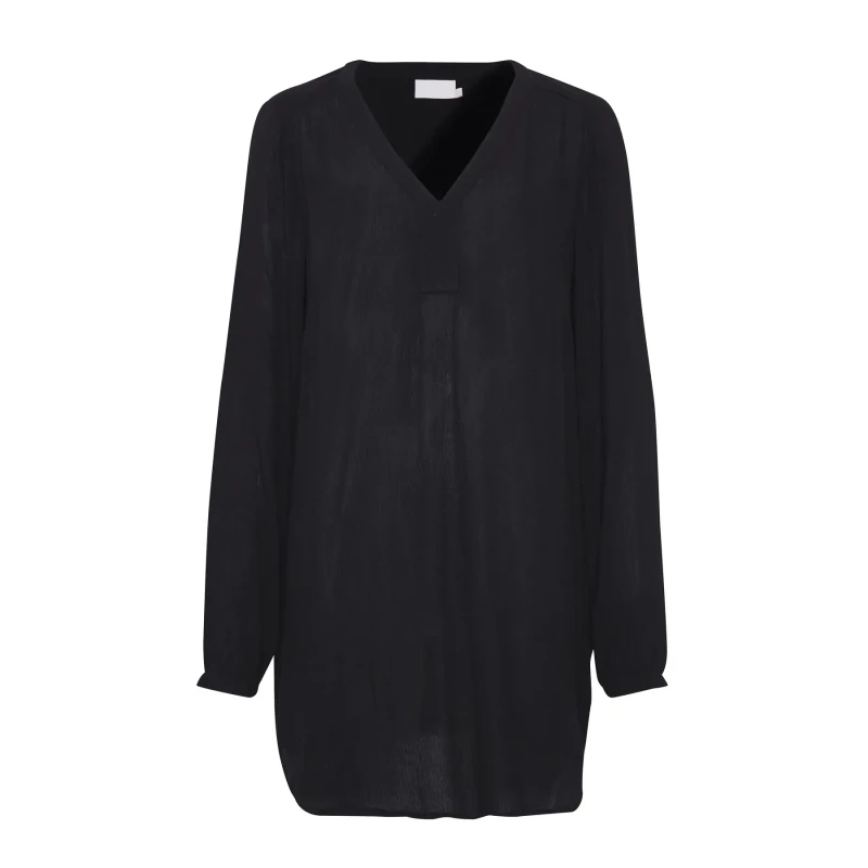 Image of Kaffe Womens v-neck tunic KAFFE Amber Noir Female 42