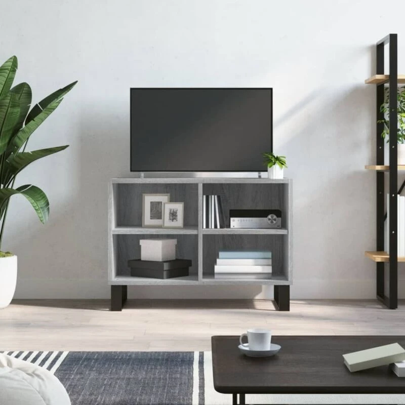 Image of VIDAXL TV Cabinet Grey Sonoma 69.5x30x50cm Engineered Wood Vidaxl 8720845906290