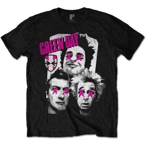 Image of Green Day - Patchwork Unisex X-Large T-Shirt - Black