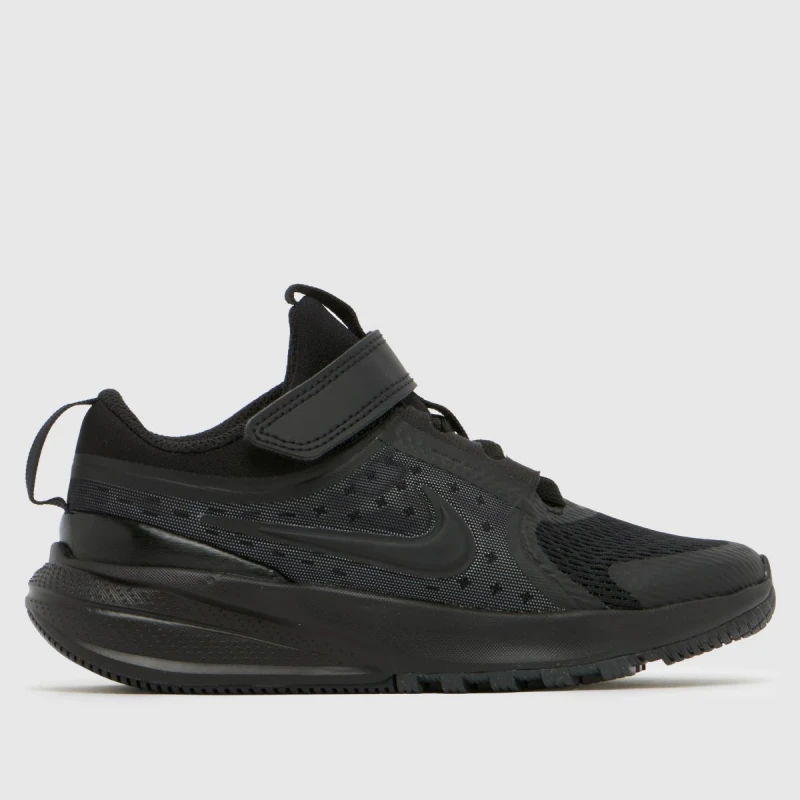 Image of Nike Black Star Runner 5 Junior Trainers Black UK 11 (EU 28½)