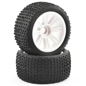 Image of Ftx Comet Truggy Front Mounted Tyre & Wheel White