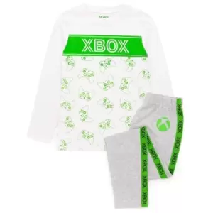 Image of Xbox Girls Long-Sleeved Pyjama Set (10-11 Years) (White)