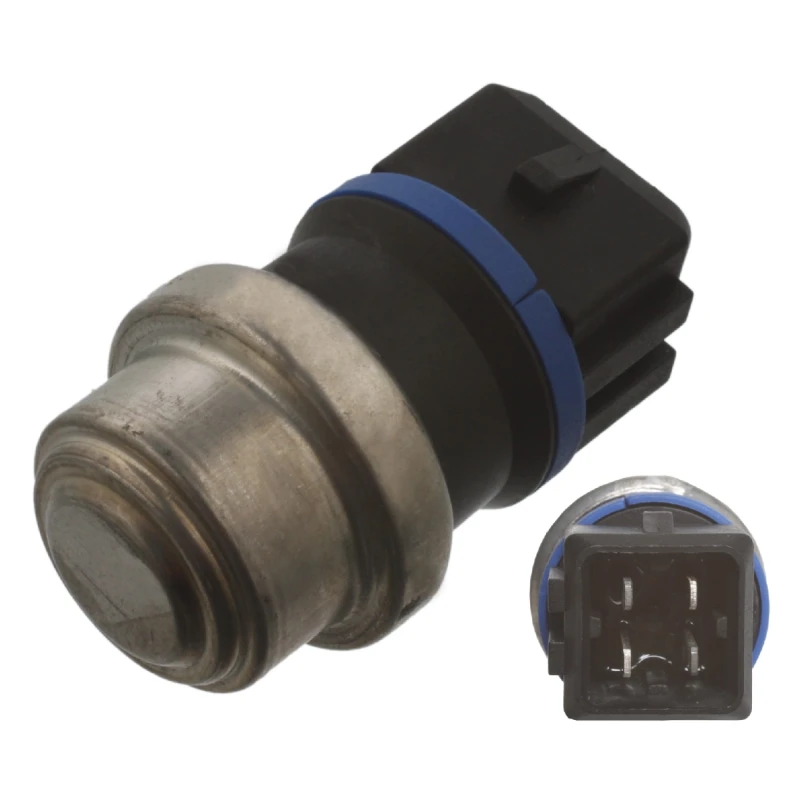 Image of FEBI BILSTEIN 37498 Coolant Temperature Sensor blue, without seal ring Coolant Temperature Sensor (830)