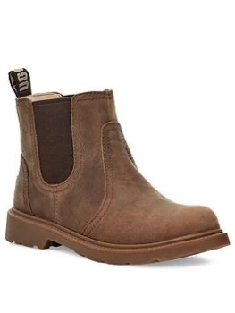 Image of UGG Childrens Bolden Chelsea Boot - Walnut, Walnut, Size 6 Younger