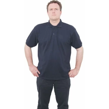 Image of Sitesafe - 65/35 XL Navy Polo Shirt