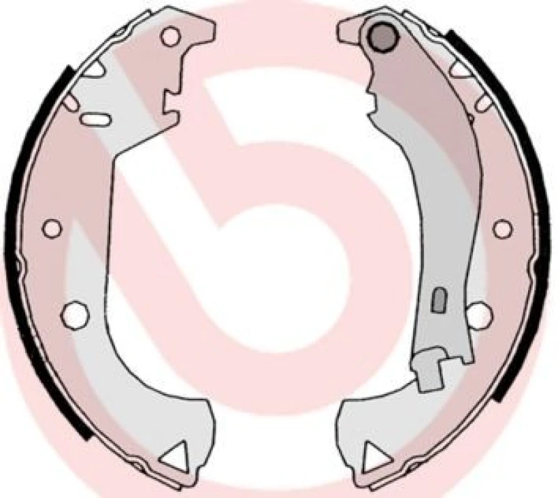 Image of BREMBO Brake Shoe Set BREMBO S 23 524