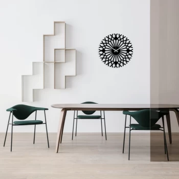 Image of Metal Wall Clock 30 - Black Decorative Metal Wall Clock