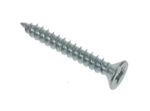 image of 8 x 1 1/2' BZP Countersunk Pozi Twinfast Wood Screws