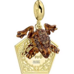 Image of Harry Potter Sterling Silver Chocolate Frog Necklace Embellished with Swarovski Crystals