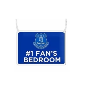 Image of Everton FC Bedroom Sign No1 Fan