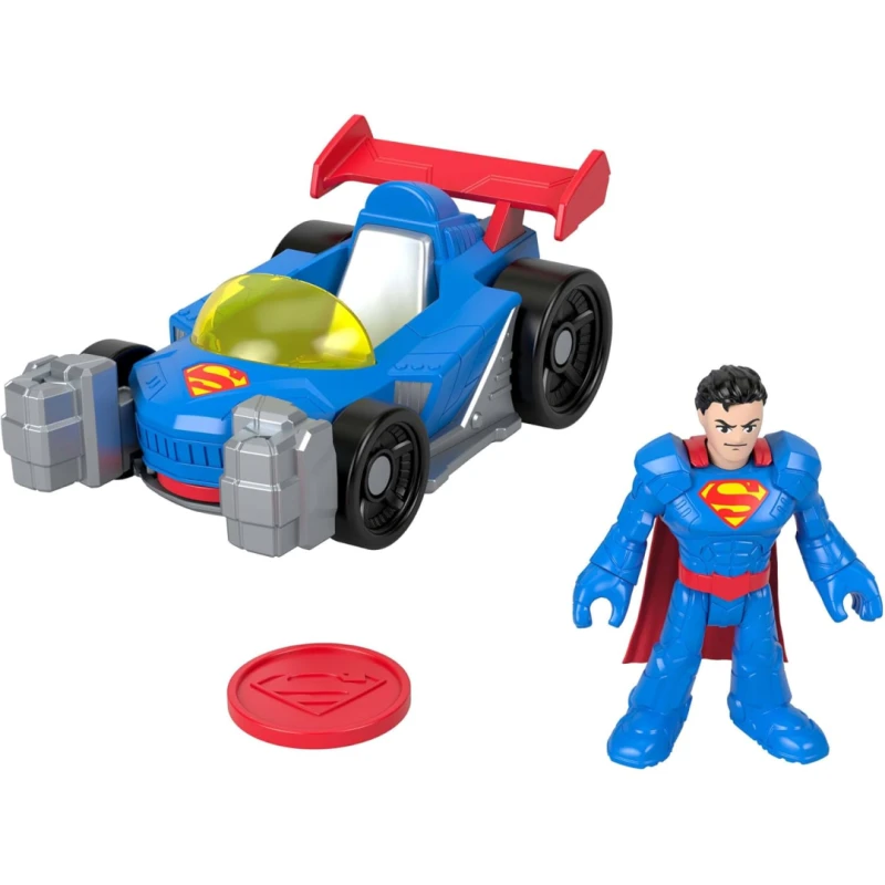 Image of Imaginext DC Super Friends Supermobile Vehicle DC Metal Force