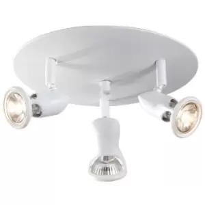 Image of Cristal New Flipper 3-Light Flush Mount 3xGU10 White