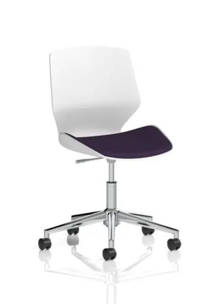 Image of Dynamic Office Solutions Napa Slim Arm 75cm Wide Armchair in Cristina Marrone Ultima Faux Leather with Socket NSS05836