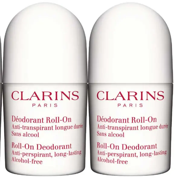 image of Clarins Roll On Deodorant 2x50ml