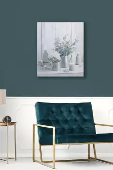 Image of Something Blue LED Printed Canvas