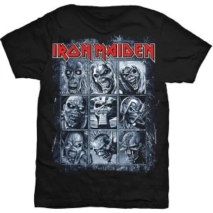 Image of Iron Maiden - Nine Eddies Unisex Large T-Shirt - Black