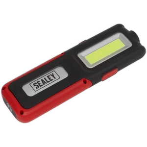 image of Sealey Rechargeable 5W Inspection Lamp and Power Bank Red