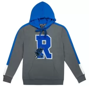 Image of Harry Potter Unisex Ravenclaw R Patch Hoodie (XL) (Grey/Blue)