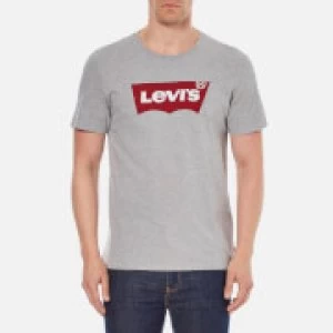 Levis Mens Tab Graphic Set-In Neck T-Shirt - Grey - L