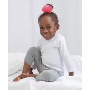 Image of Babybugz Baby Girl Long Sleeve Tee / Baby And Toddlerwear (18-24) (Heather Grey Melange)