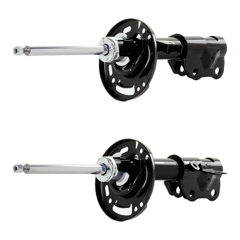 Image of RIDEX 854S18524 Shock absorber Front Axle Left, Gas Pressure, Twin-Tube, Suspension Strut Insert, Bottom Yoke Shock Absorber (854)