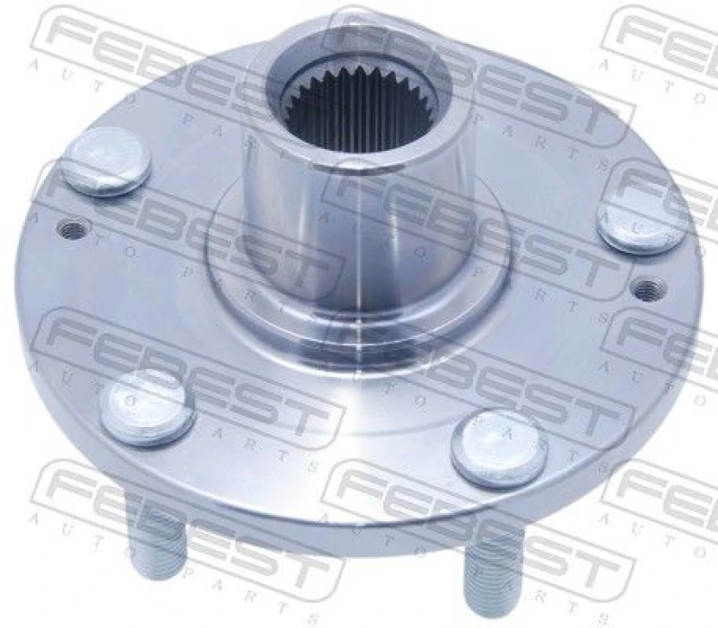 Image of FEBEST 1282-011 Wheel Hub Front Axle Wheel Hub (653)