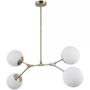 Italux Lighting - Italux Caserta Modern 4 Light Globe Pendant Ceiling Light, E14