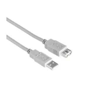 Image of Hama 00200905 USB cable 1.5 m USB 2.0 USB A Grey