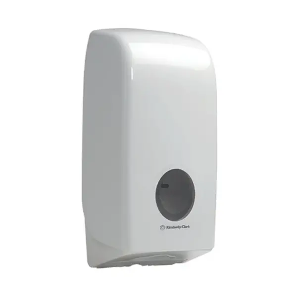 image of Aquarius Aquarius Bulk Pack Toilet Tissue Dispenser White 6946 6946